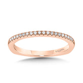 Straight Diamond Wedding Band